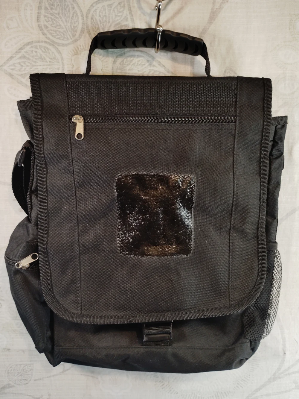Black Messenger Bag Durable Everyday Carry
